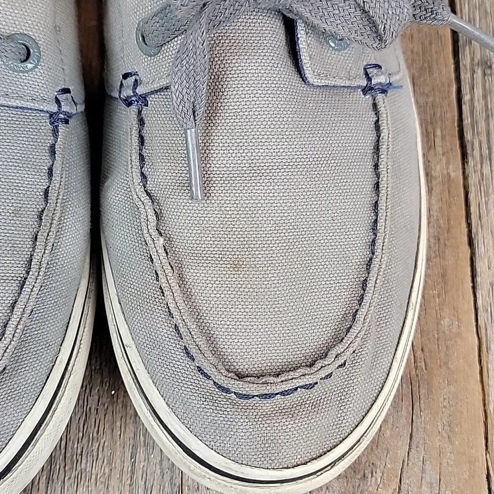 Nautica Galley Men's boat Shoes - Grey sneakers Size 8.5